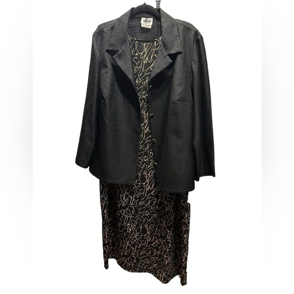 Leslie Fay dress set(2pcs) women’s petite size 22WP - Picture 1 of 12